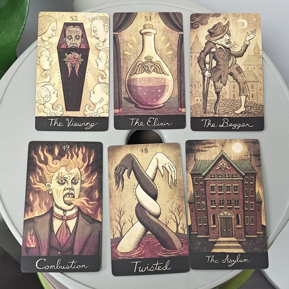 Abandon Oracle Deck Based on Nightmares Tarot Cards