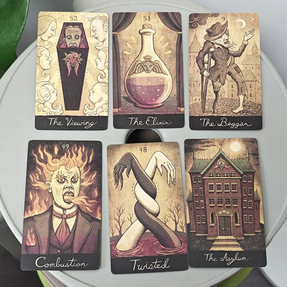 Abandon Oracle Deck Based on Nightmares Tarot Cards