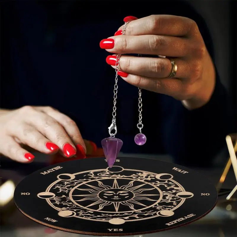 Wooden Witch Divination Board