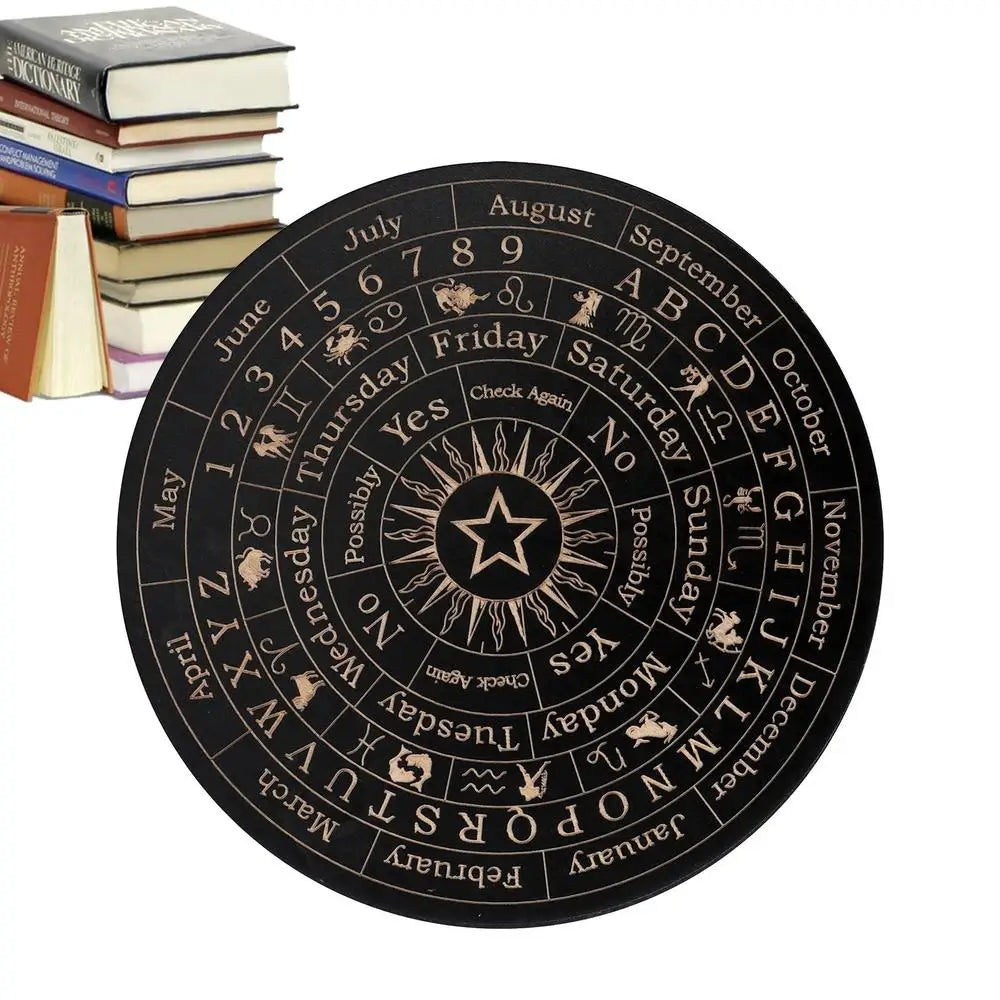 Wooden Witch Divination Board