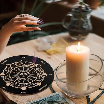 Wooden Witch Divination Board